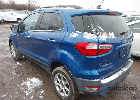 2020 Ford Ecosport Se z USA, uszkodzony, nr VIN MAJ6S3GL7LC360137